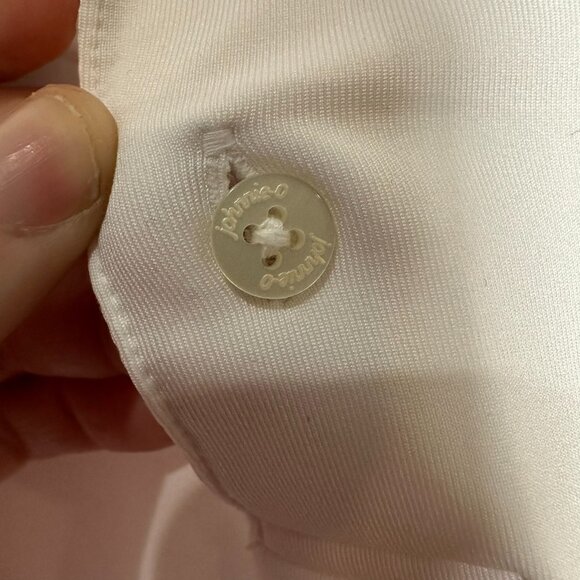 Johnnie-O Polo Shirt Mens Birdie Medium White Golf UPF 50 Performance Stretch UK - Picture 3 of 9